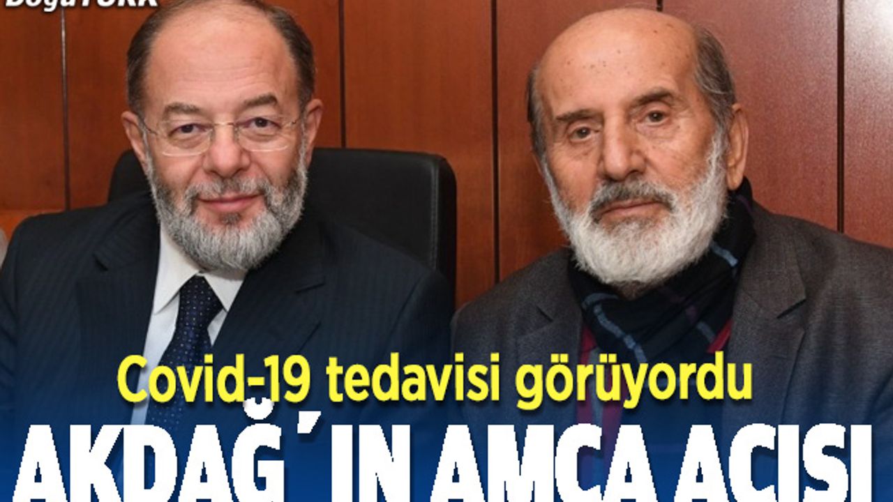 AK Parti Erzurum Milletvekili Recep Akdağ'ın acı günü