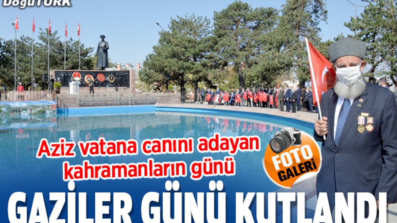 Erzurum'da "19 Eylül Gaziler Günü" törenle kutlandı