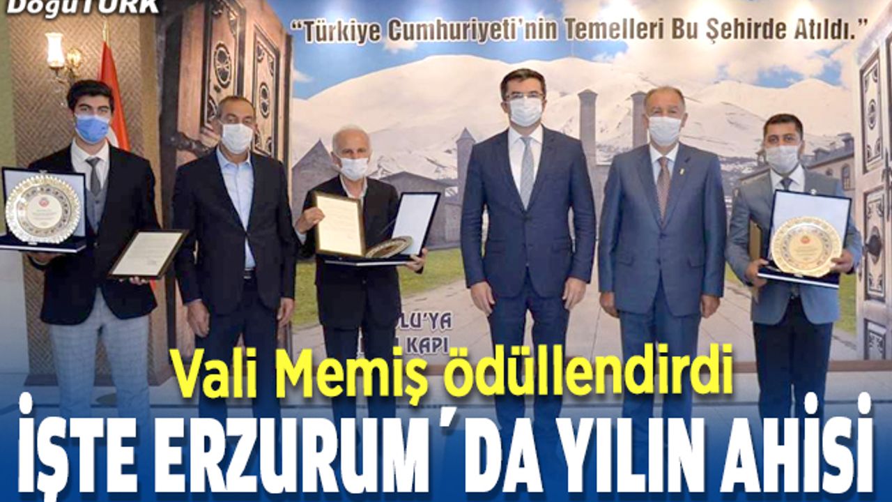 Erzurum'da 'yılın ahisi' belli oldu