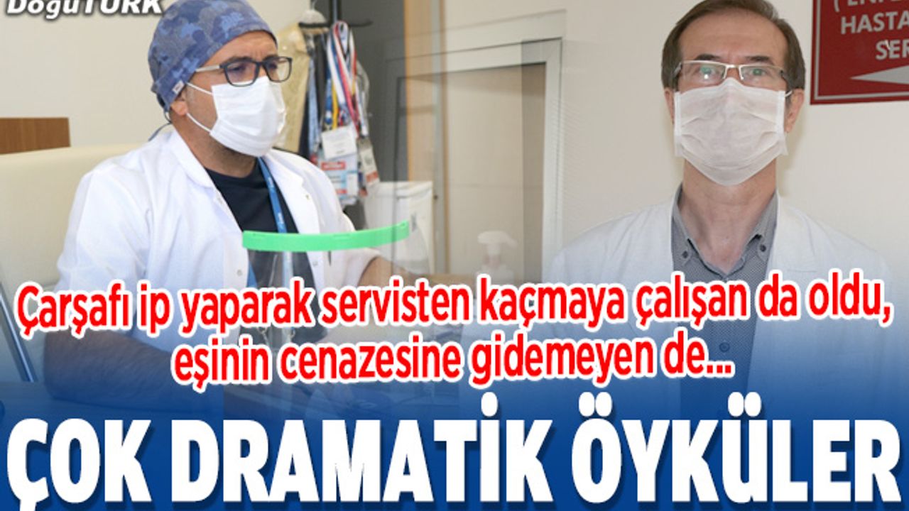 Servisten kaçmaya çalışan da oldu, eşinin cenazesine gidemeyen de...