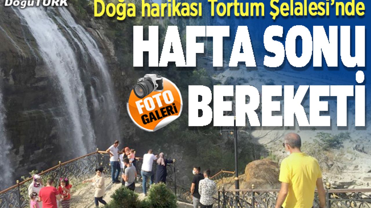 "Türkiye'nin en büyük şelalesi"nde hafta sonu yoğunluğu