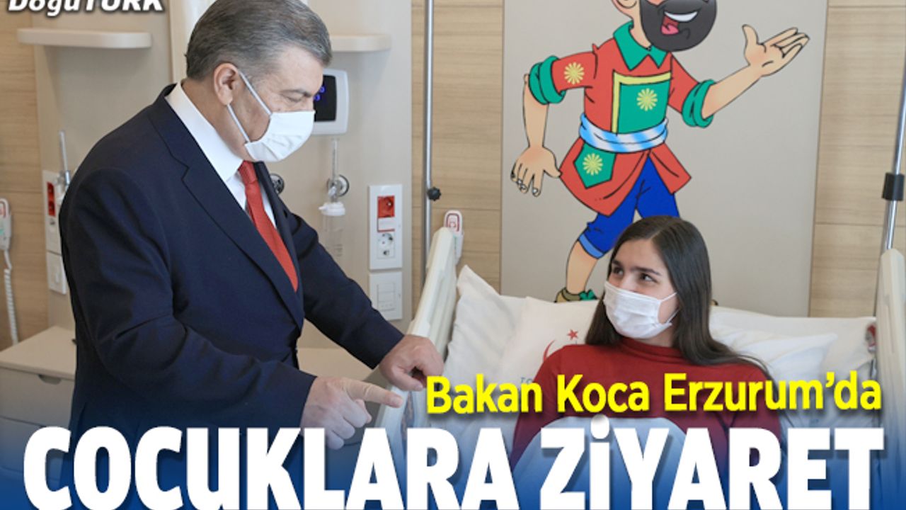 Bakan Koca'dan Çocuk Servisi'ne ziyaret