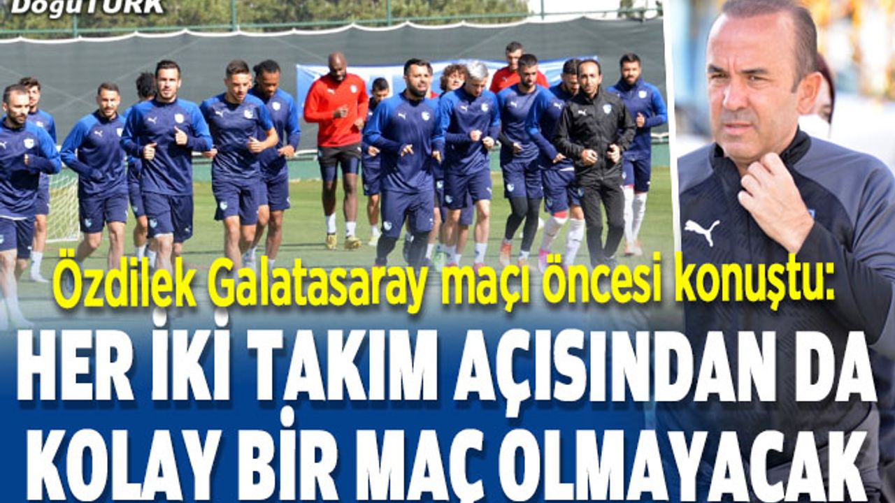 BB Erzurumspor, Galatasaray karşısında kazanmayı hedefliyor
