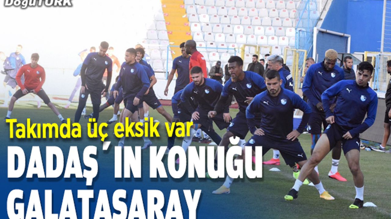 BB Erzurumspor Galatasaray’ı konuk ediyor