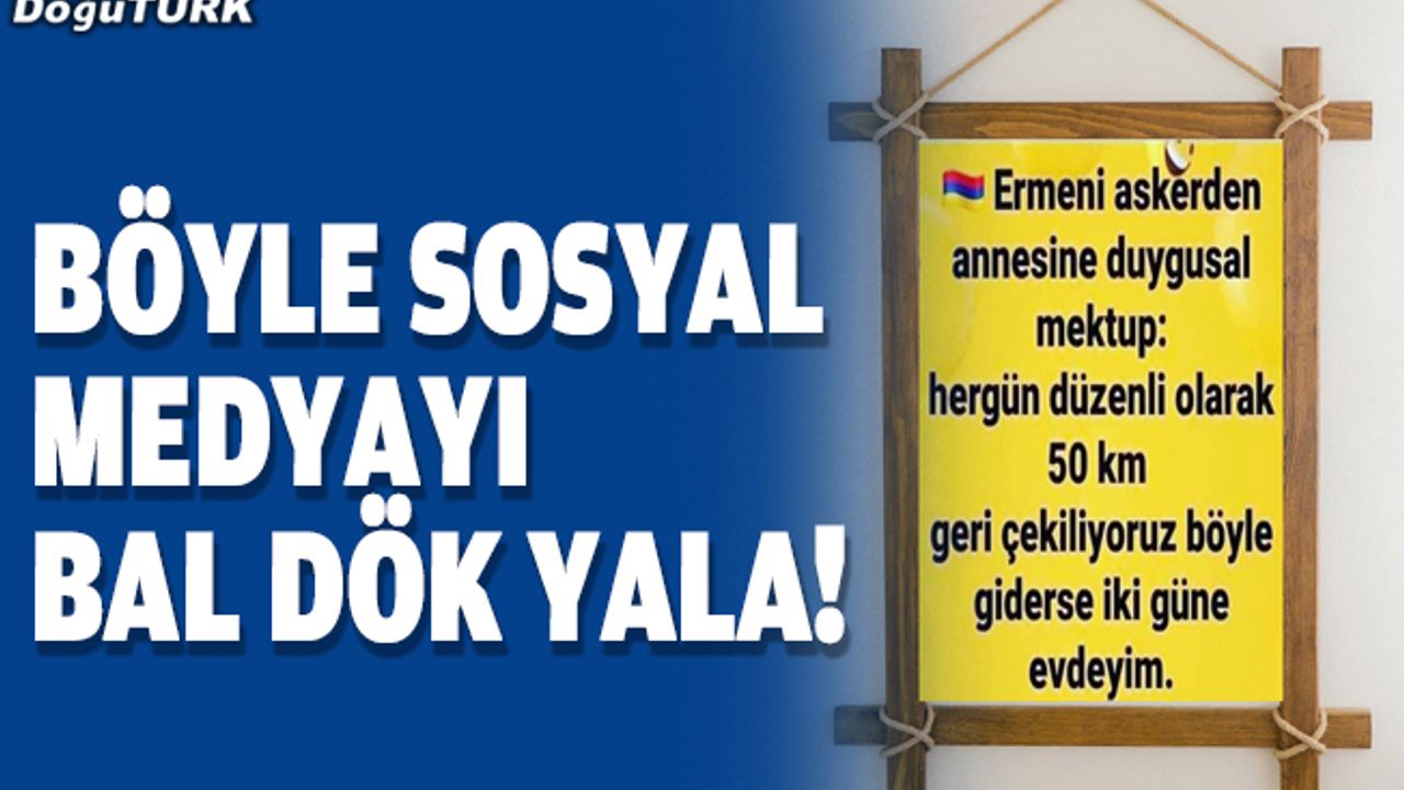 Böyle sosyal medyayı bal dök yala!