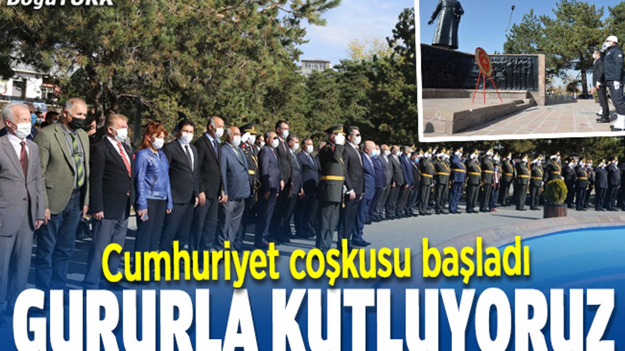 Erzurum’da 29 Ekim Cumhuriyet Bayramı kutlanıyor