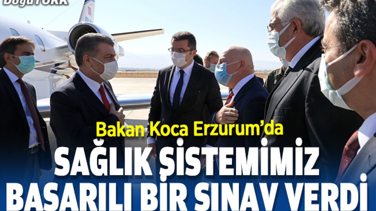 Koca: Sağlık sistemimiz başarılı bir sınav verdi