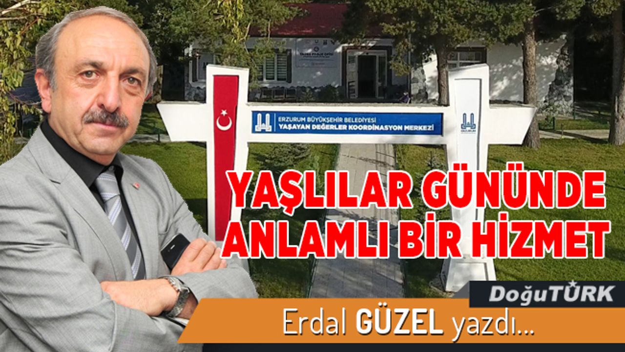 YAŞLILAR GÜNÜNDE ANLAMLI BİR HİZMET (Yaşayan Değerler Koordinasyon Merkezi)