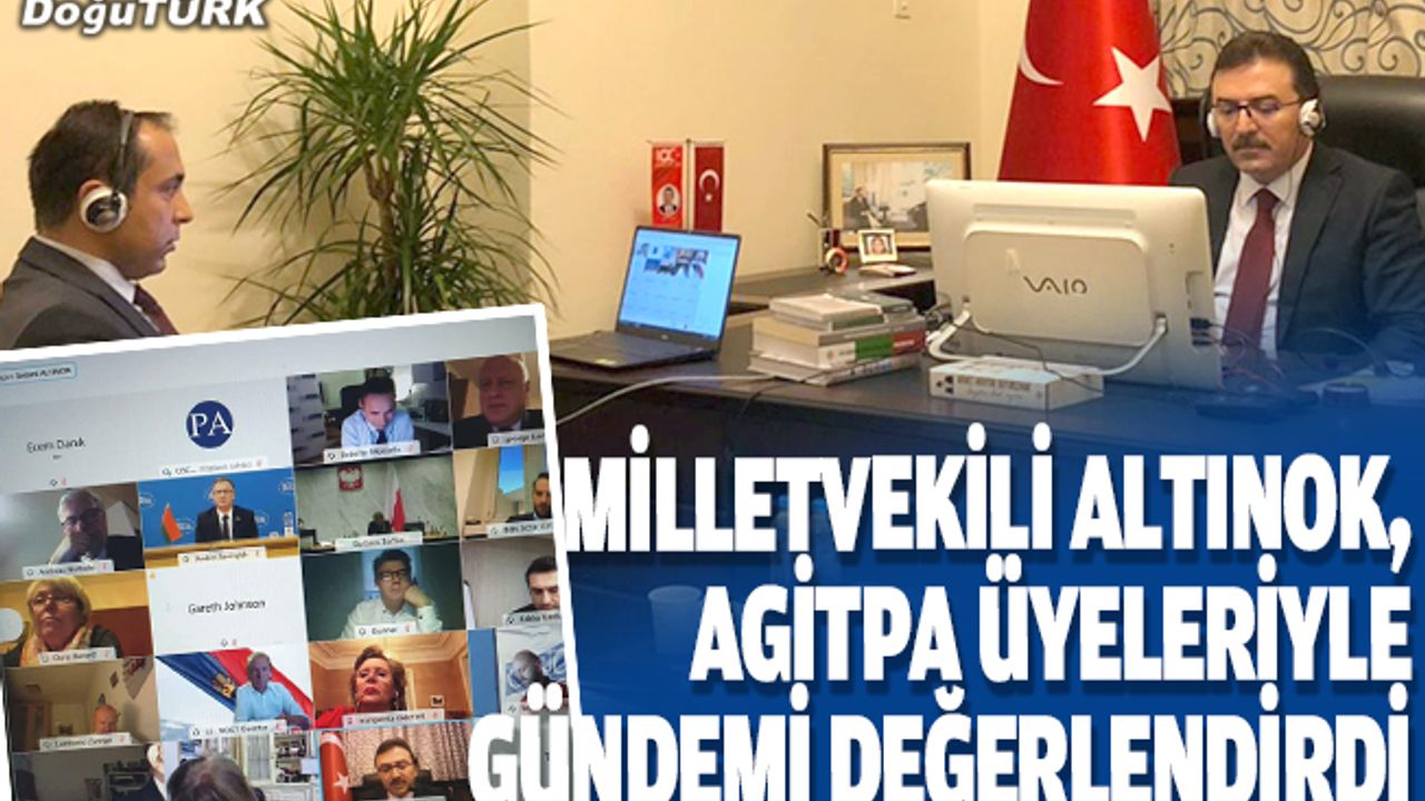 AK Parti Erzurum Milletvekili Altınok, AGİTPA üyeleriyle gündemi değerlendirdi