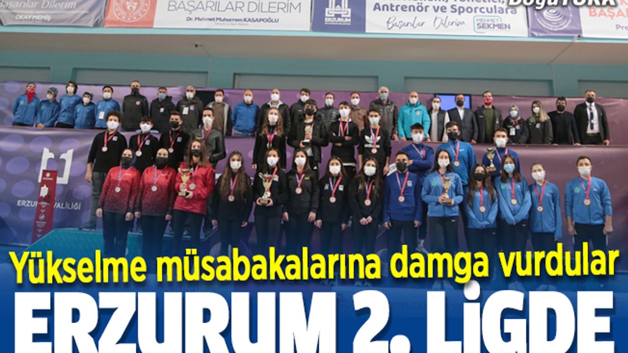 Curlingde 2. Lig'e yükselme müsabakaları Erzurum'da tamamlandı