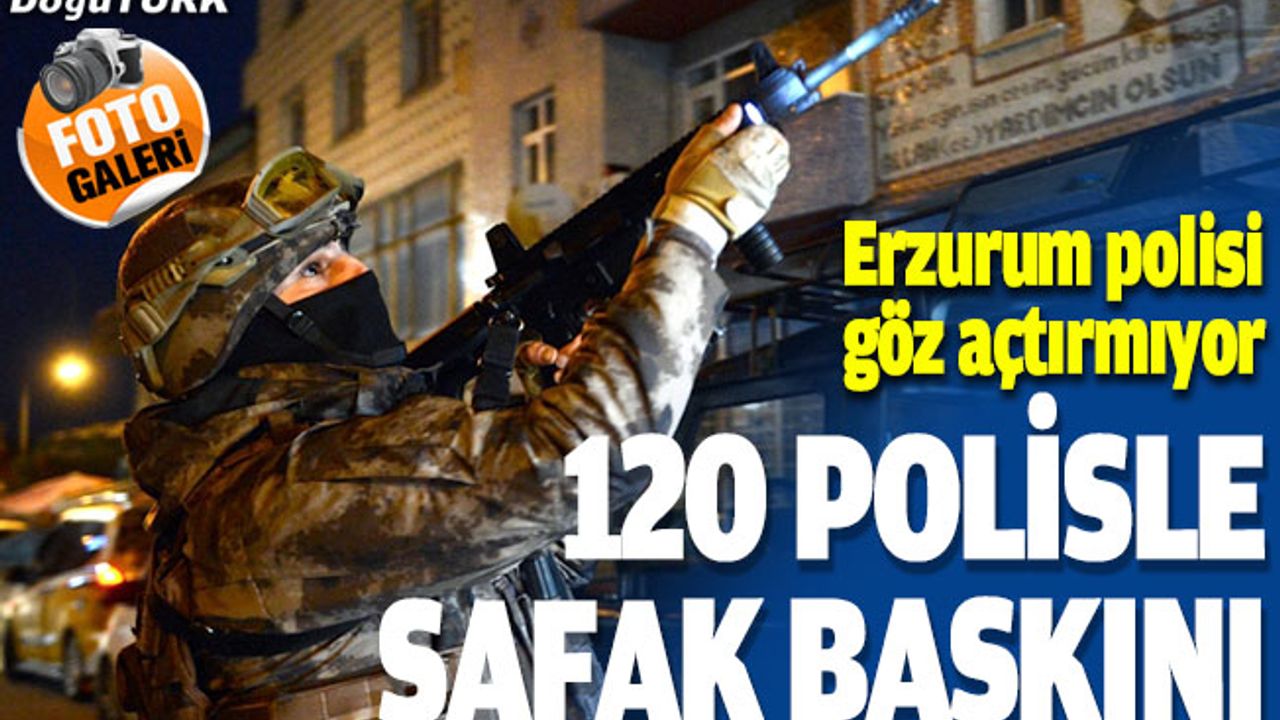 Erzurum merkezli 5 ilde uyuşturucu satıcılarına "şafak" operasyonu