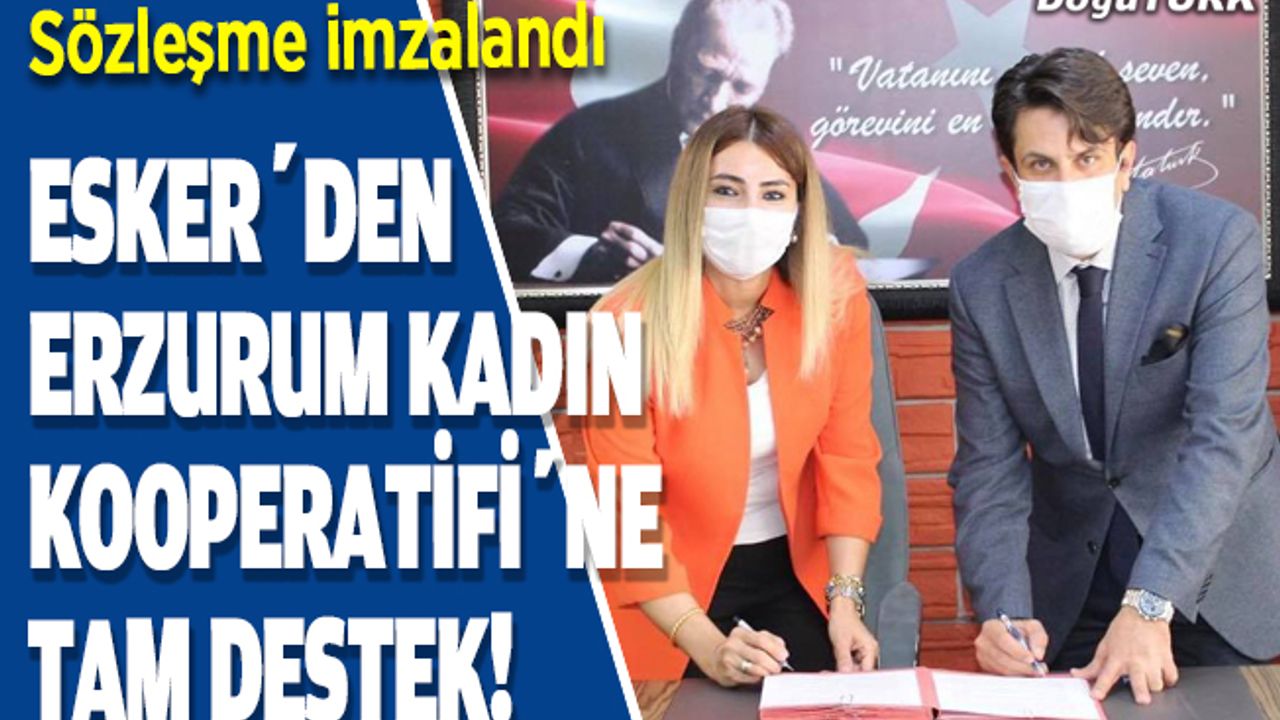 ESKER’den Erzurum Kadın Kooperatifi’ne tam destek!
