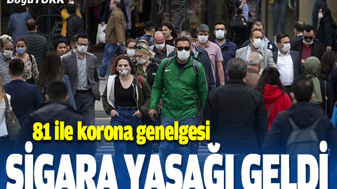 Tüm illerde yoğun cadde, sokak ve durak gibi alanlarda sigara içmek yasaklandı