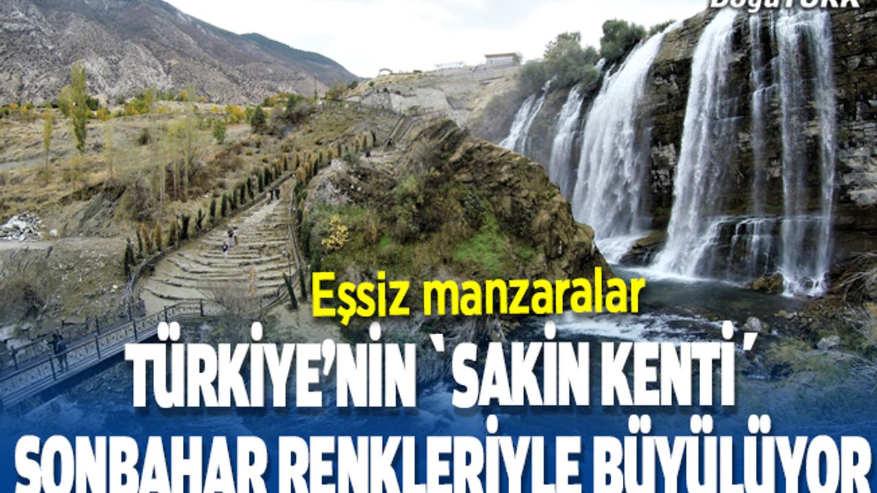 Türkiye'nin "sakin kenti" sonbahar renkleriyle büyülüyor