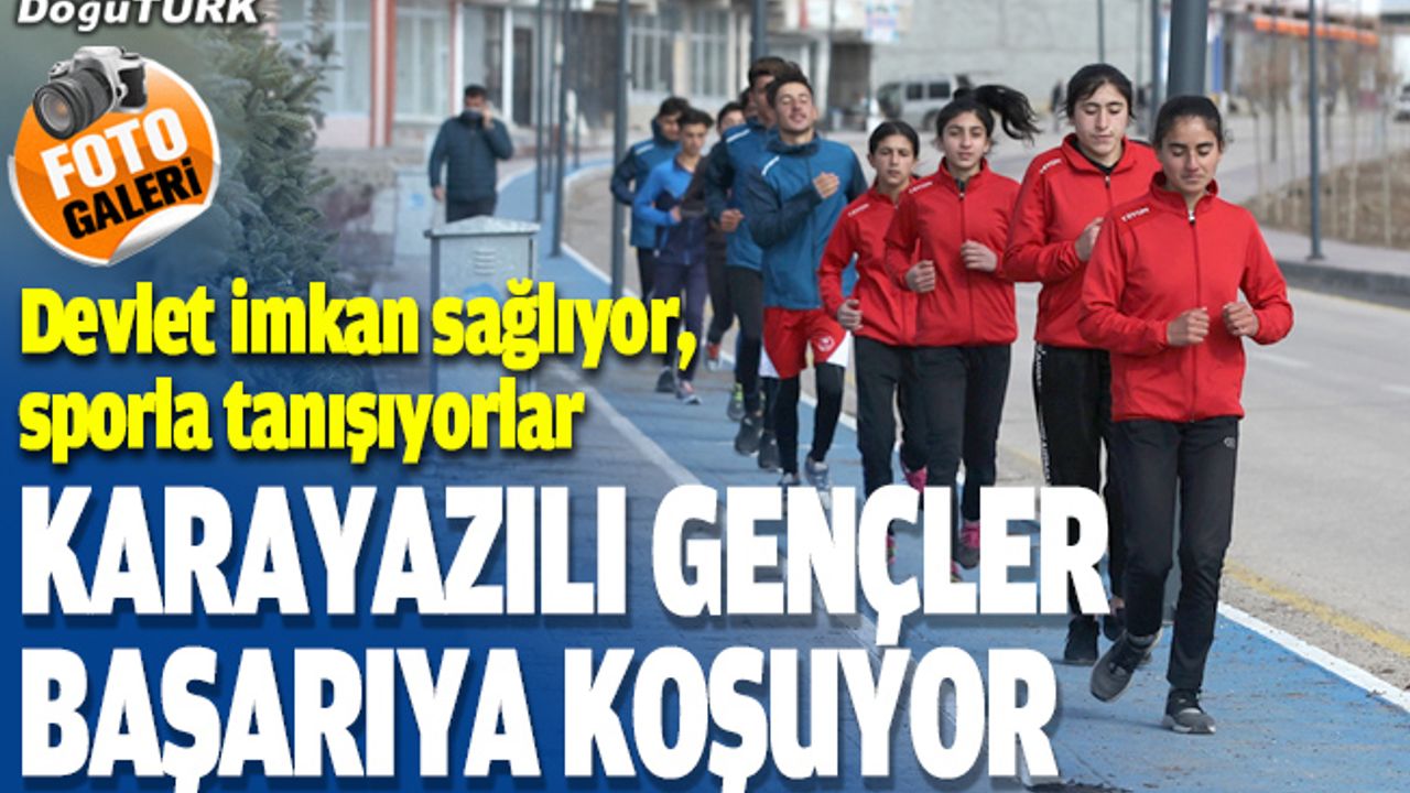 Devlet imkan sağlıyor, sporla tanışan Karayazılı gençler başarıya koşuyor