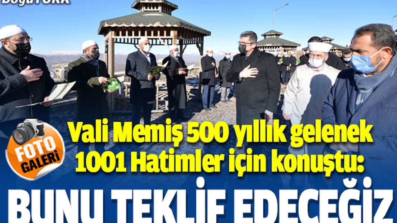Erzurum'un asırlık geleneği '1001 Hatim'in okunmasına başlandı