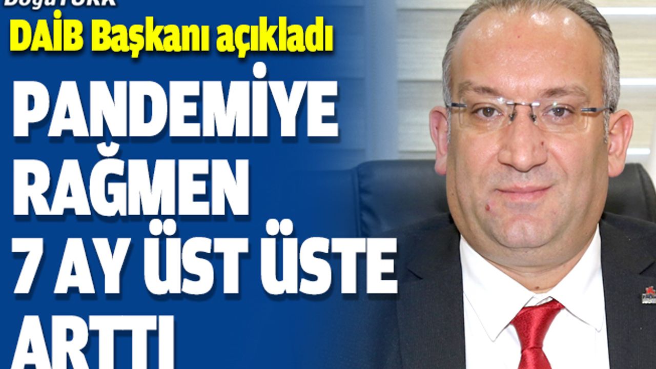 Doğu Anadolu'da aralık ayı ihracatı salgına rağmen zirveyi gördü