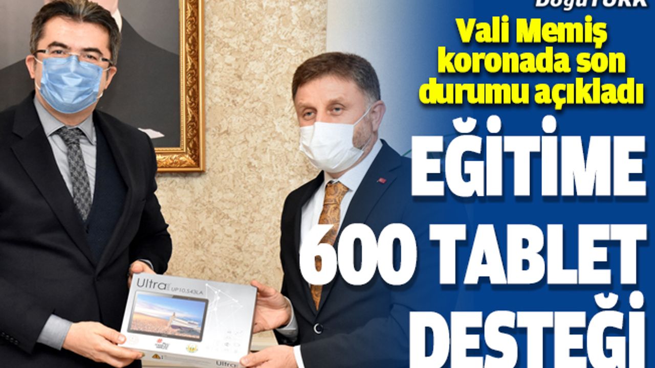 Erzurum'da uzaktan eğitim gören köy çocuklarına 600 tablet dağıtılacak