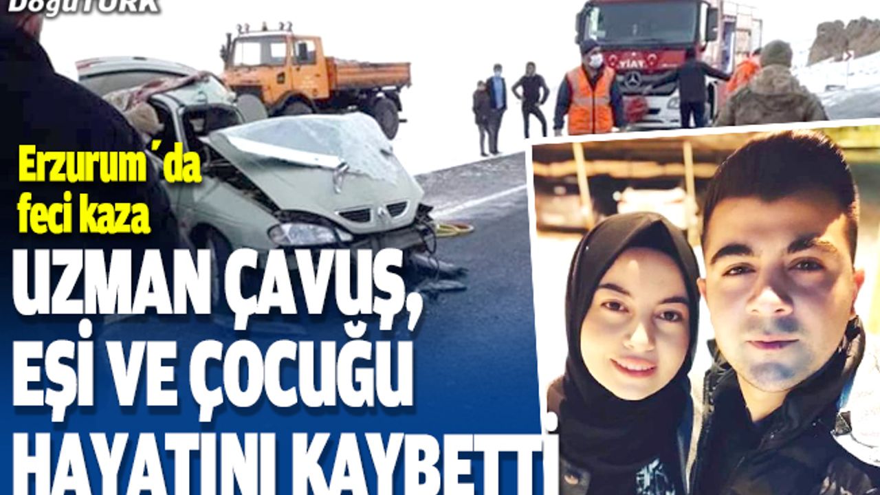 Erzurum'da yolcu otobüsü ile otomobil çarpıştı: 3 ölü