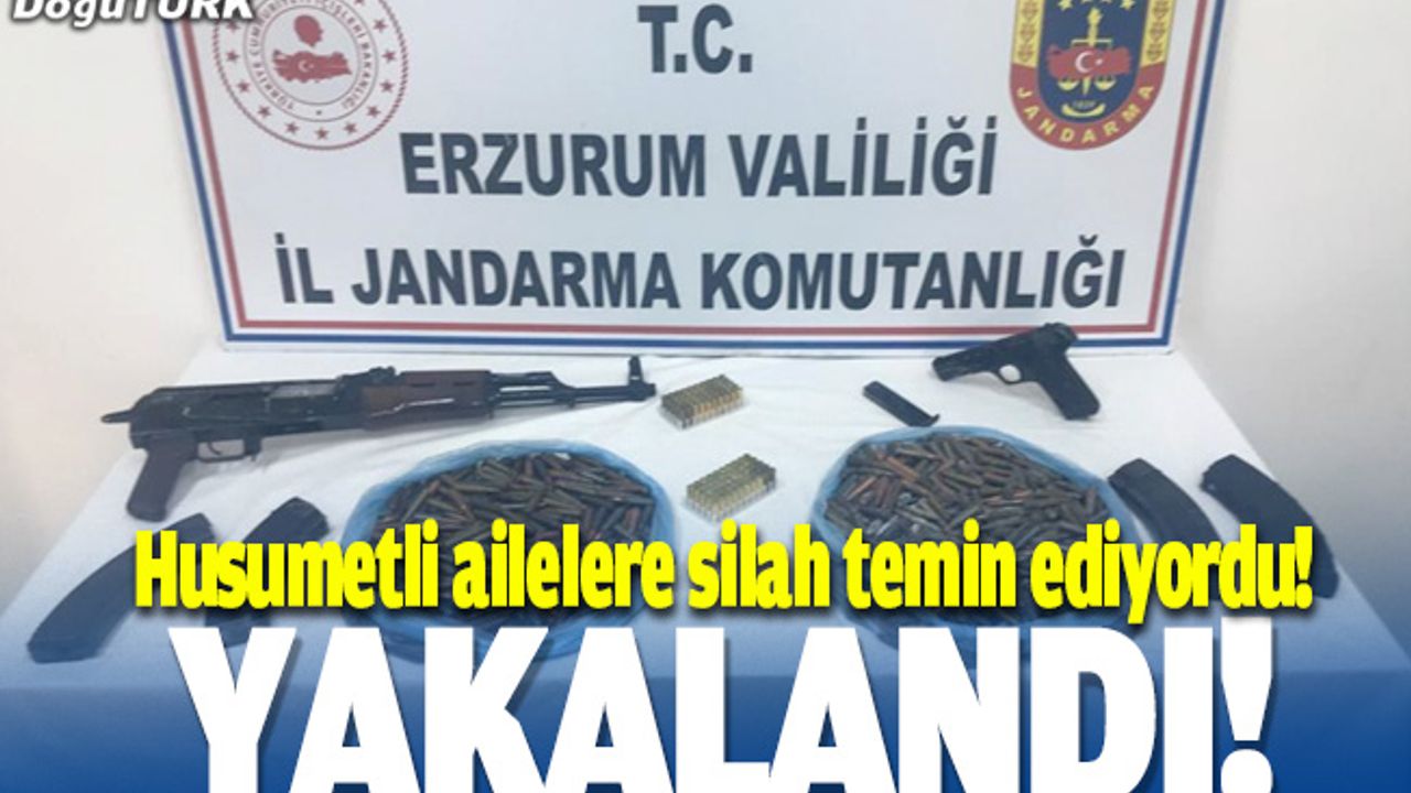 Husumetli ailelere silah temin ediyordu...