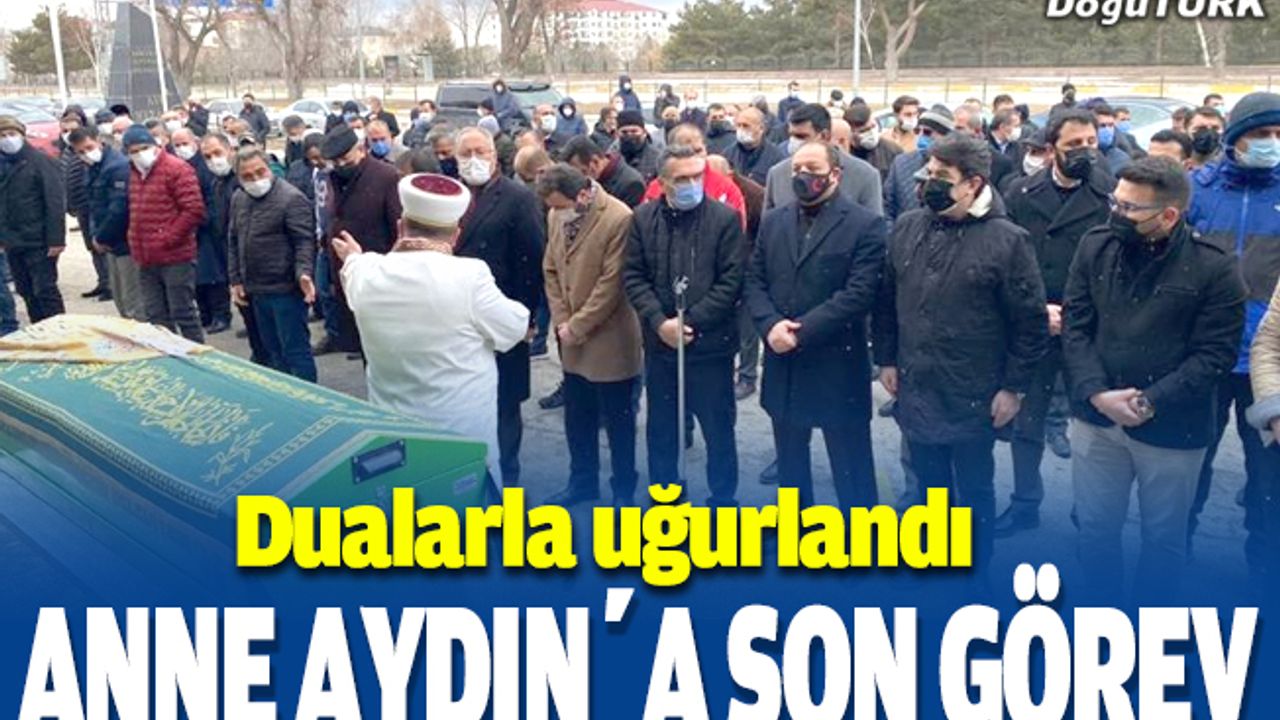 MHP’li Kamil Aydın'ın annesi son yolculuğa uğurlandı