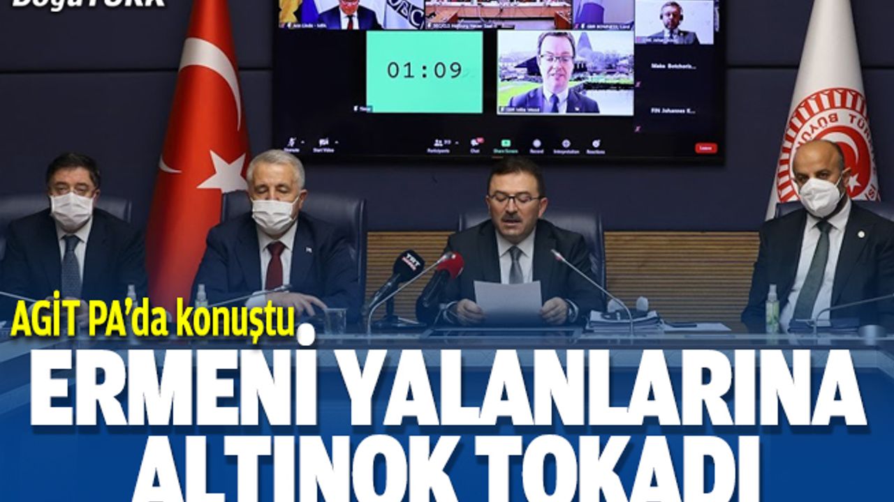 Altınok: Ermeni iddialarını AGİT PA’da yanıtladık