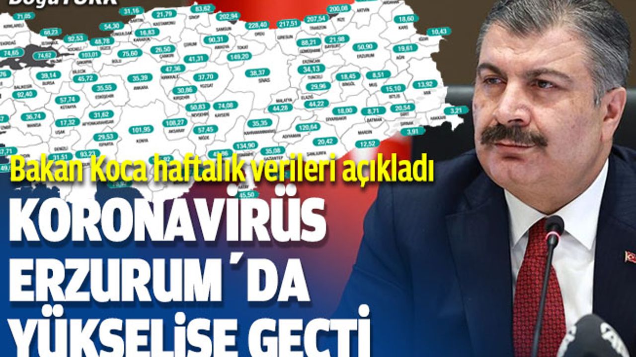 Bakan Koca: Bazı illerimizde belirgin artış var