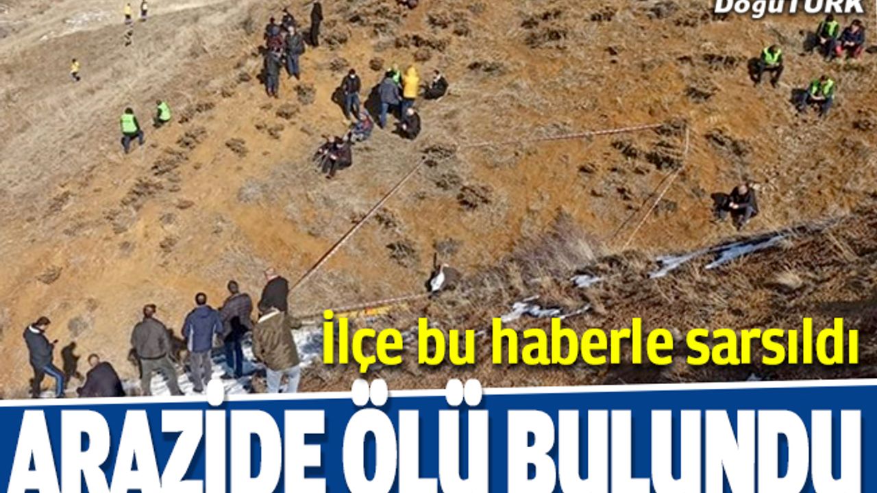 Erzurum'da kaybolan kişi dağlık arazide ölü bulundu