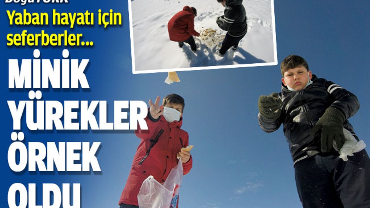 Minik yürekler yaban hayatı için seferber oldu