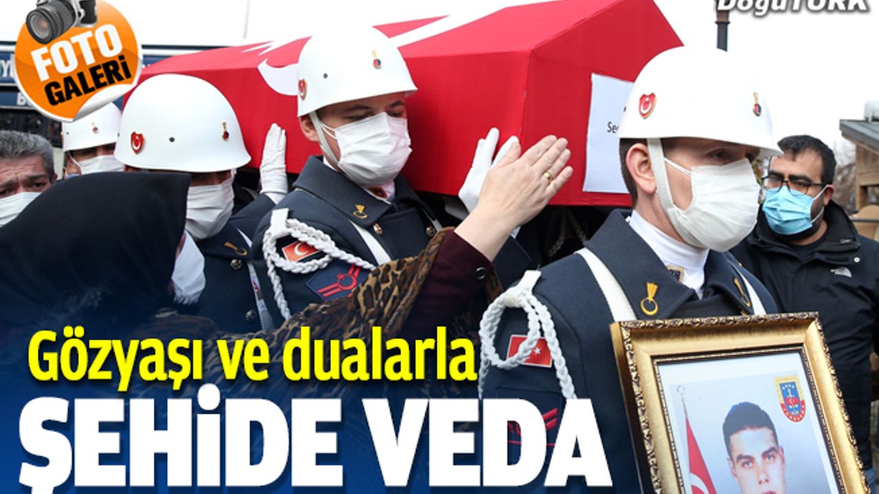 Şehit Jandarma Er Sedat Sorgun Erzurum'da son yolculuğuna uğurlandı