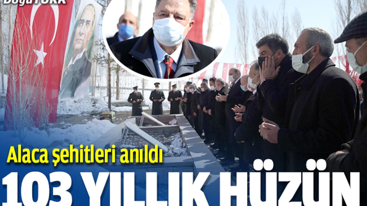 Alaca şehitleri 103. yılında törenle anıldı