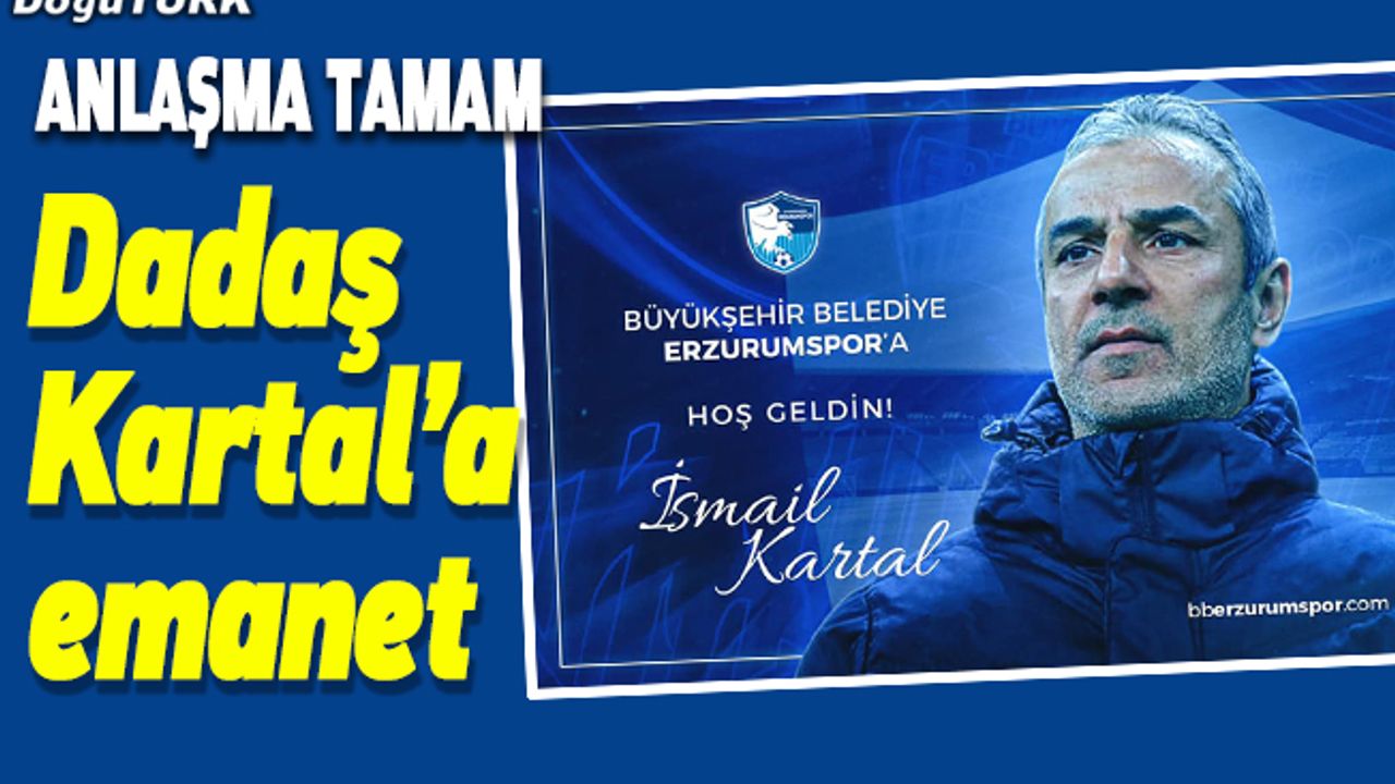 BB Erzurumspor’da İsmail Kartal dönemi