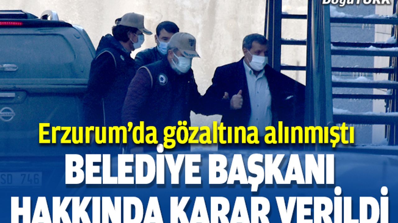 Belediye Başkanı ile şoförü hakkında karar verildi