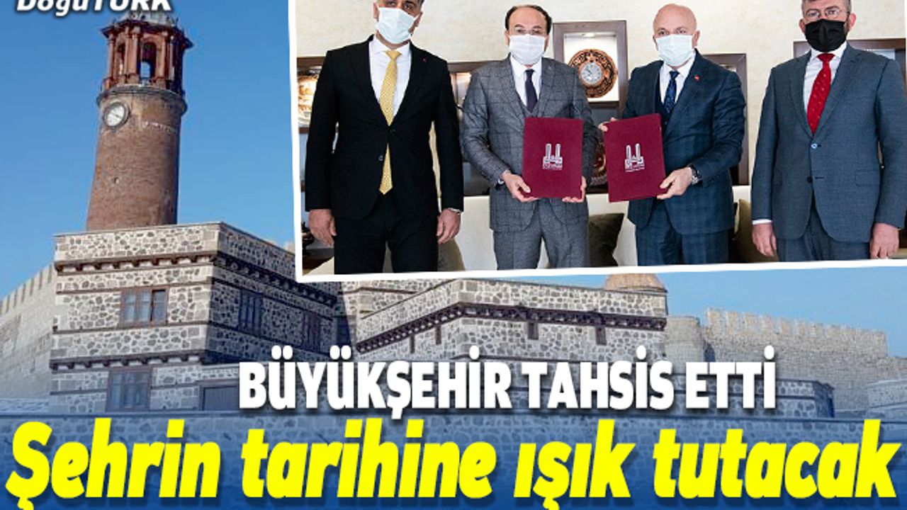 Erzurum Kalesi önündeki konak ETÜ'ye tahsis edildi