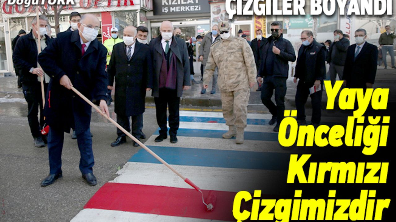 Erzurum’da "Yaya Önceliği Kırmızı Çizgimizdir" etkinliği...