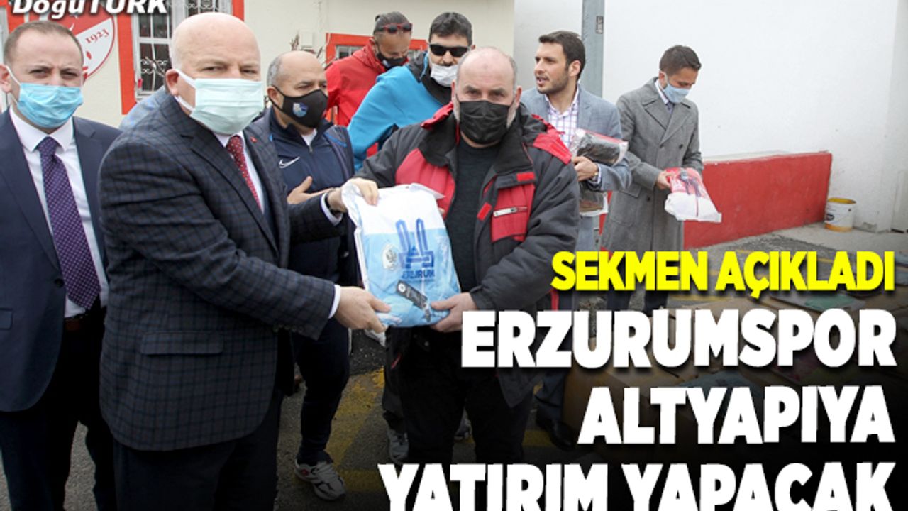 BB Erzurumspor altyapıya yatırım yapacak