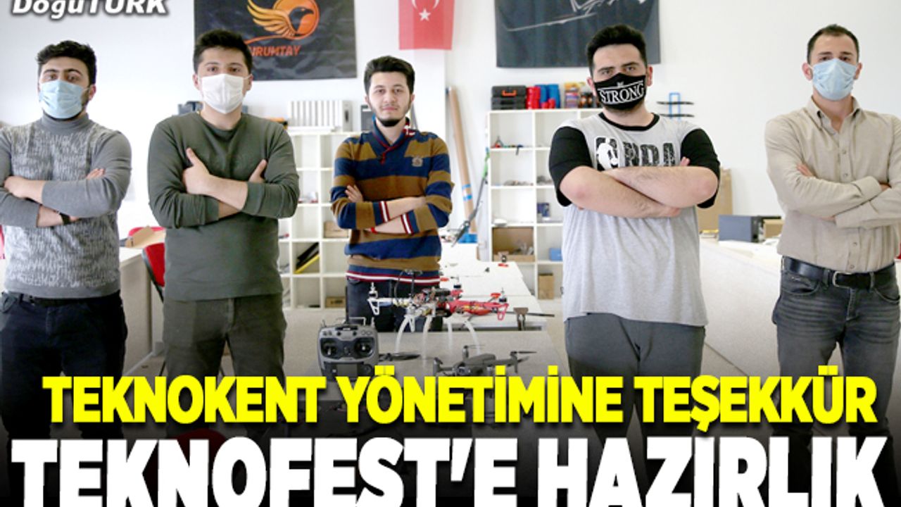 Erzurum'da üniversiteliler TEKNOFEST'e ATA Teknokent'te hazırlanıyor