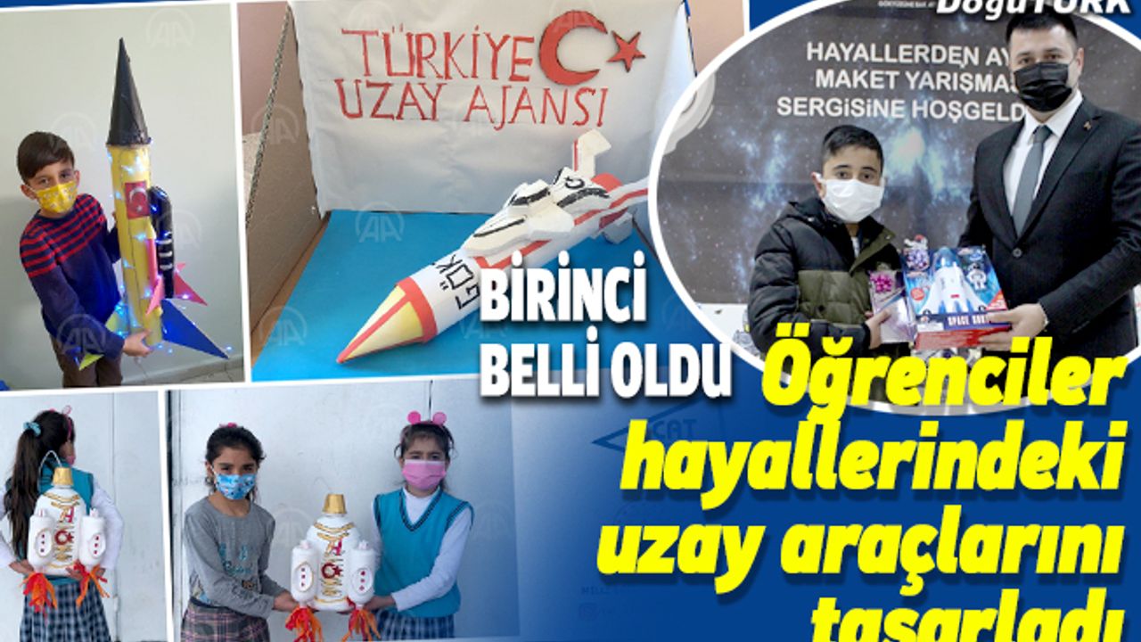 Erzurumlu öğrenciler hayallerindeki uzay araçlarını tasarladı