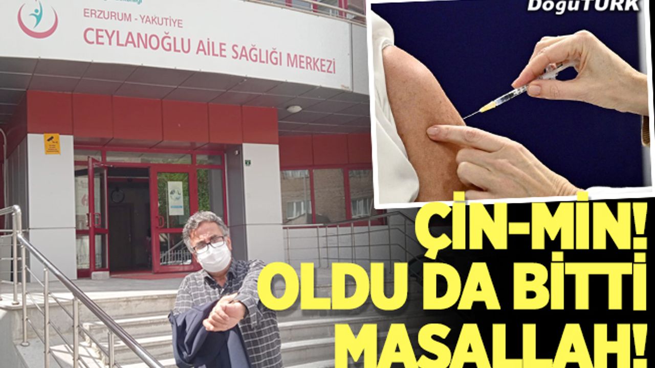 Çin-min! Oldu da bitti maşallah!