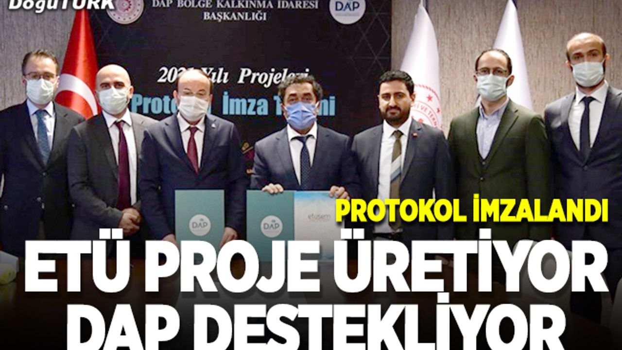ETÜ proje üretiyor, DAP destekliyor