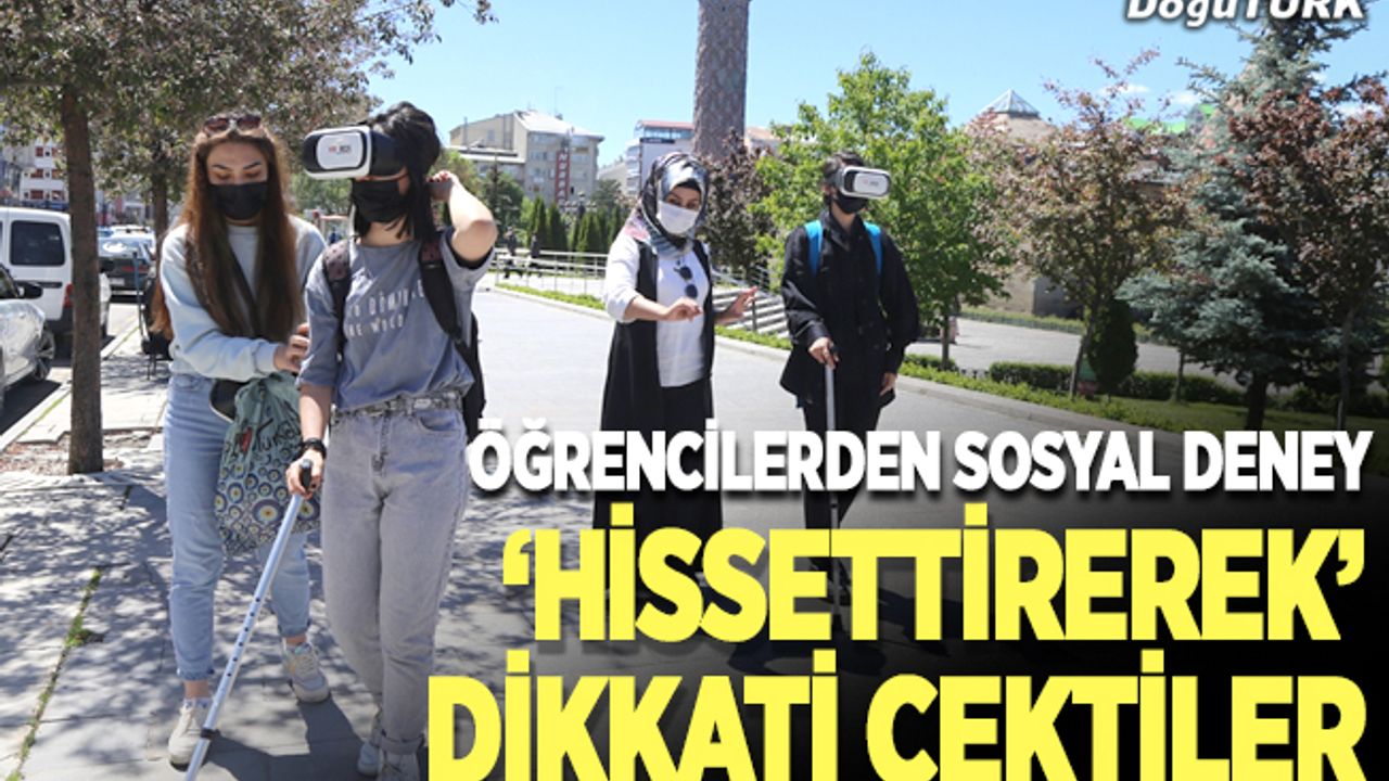 Görme engellilerin yaşadığı sıkıntılara dikkati çektiler