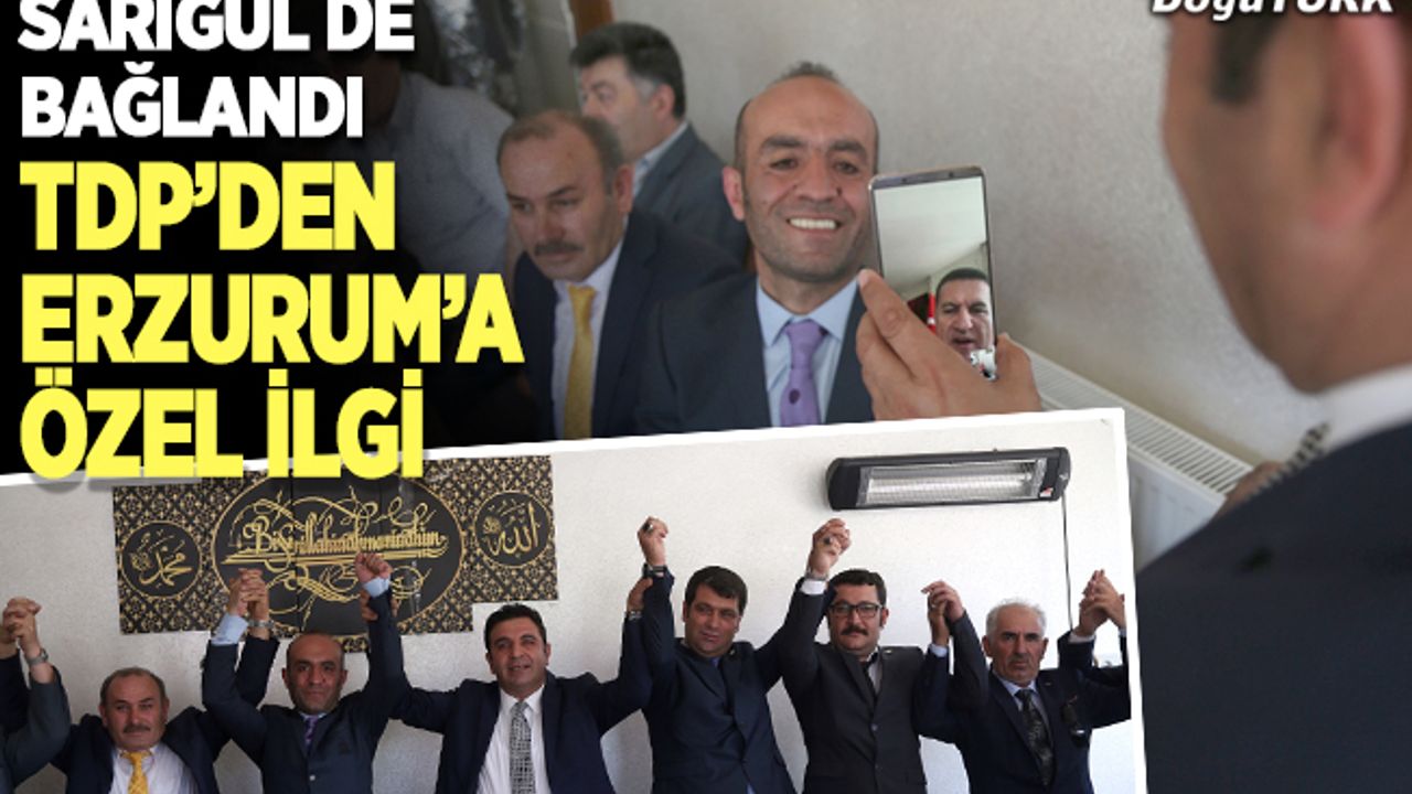 TDP Genel Başkan Yardımcısı Gökçe, Erzurum'da partililerle bir araya geldi