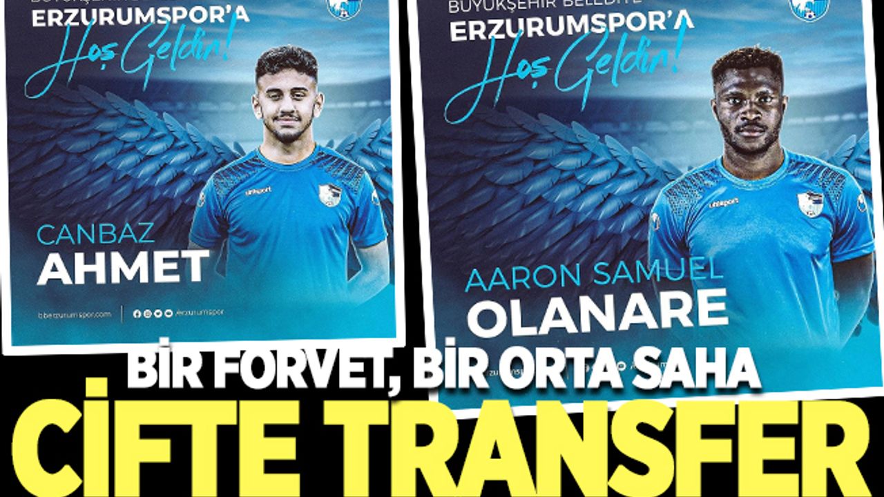 BB Erzurumspor’dan iki transfer daha