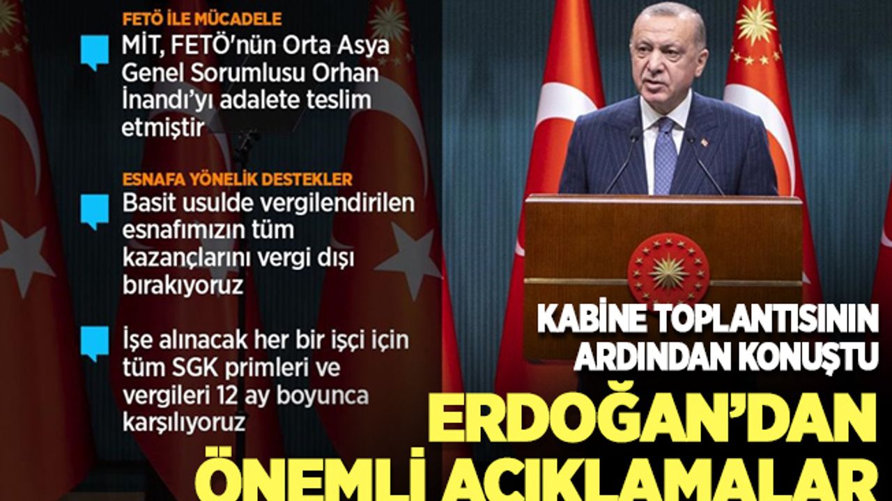 Cumhurbaşkanı Erdoğan: Emeklilerimizin aylıkları ile bayram ikramiyelerini Kurban Bayramı öncesinde ödeyeceğiz