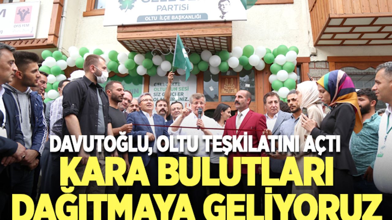 Davutoğlu: Adaletsizliğe karşı hakkı hukuku ihya etmeye geliyoruz
