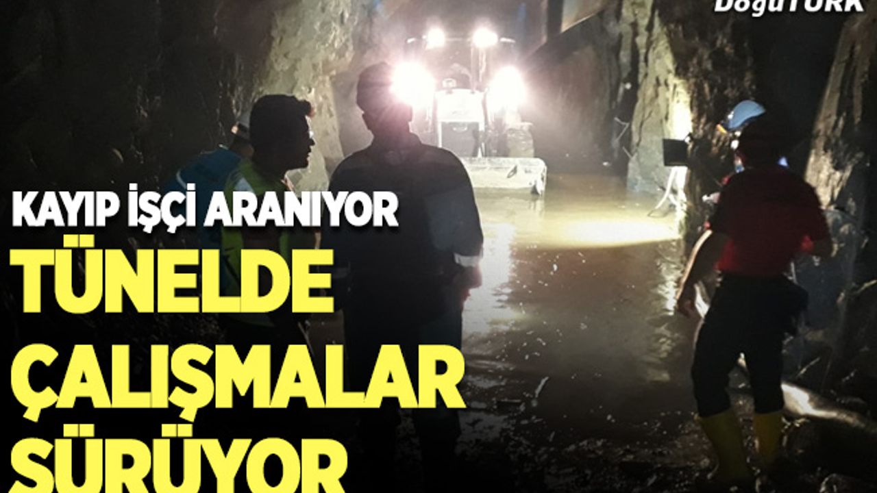 Erzurum'da 12 gün önce sele kapılan işçiyi arama çalışmaları sürüyor