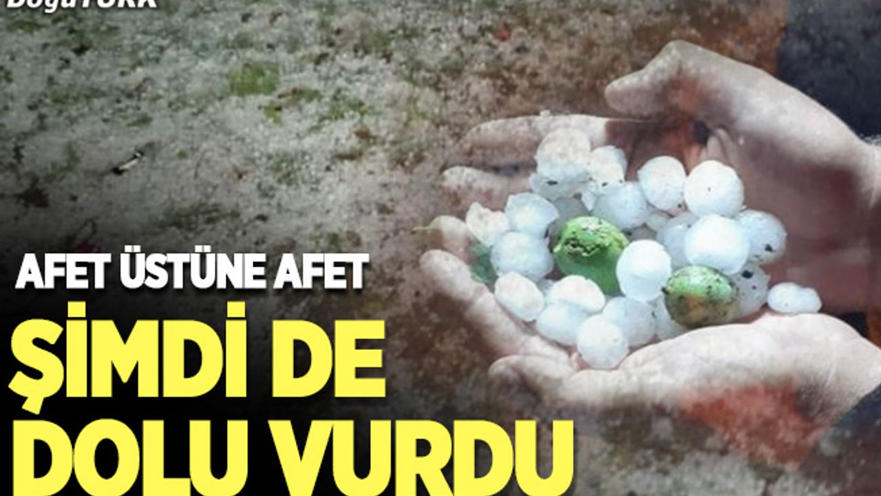 Erzurum’da sağanak ve dolu etkili oldu