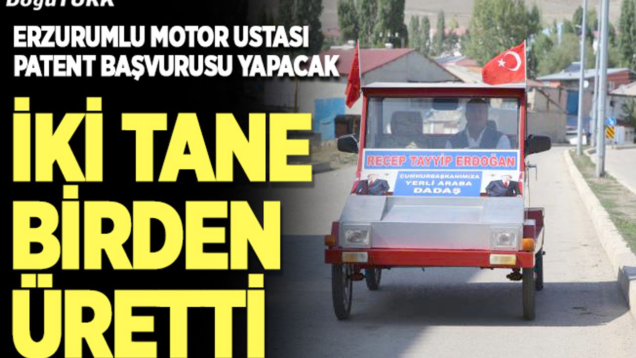Motor ustası iki tane üretti