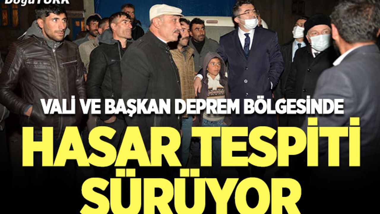 Erzurum’da deprem; Hasar tespiti sürüyor