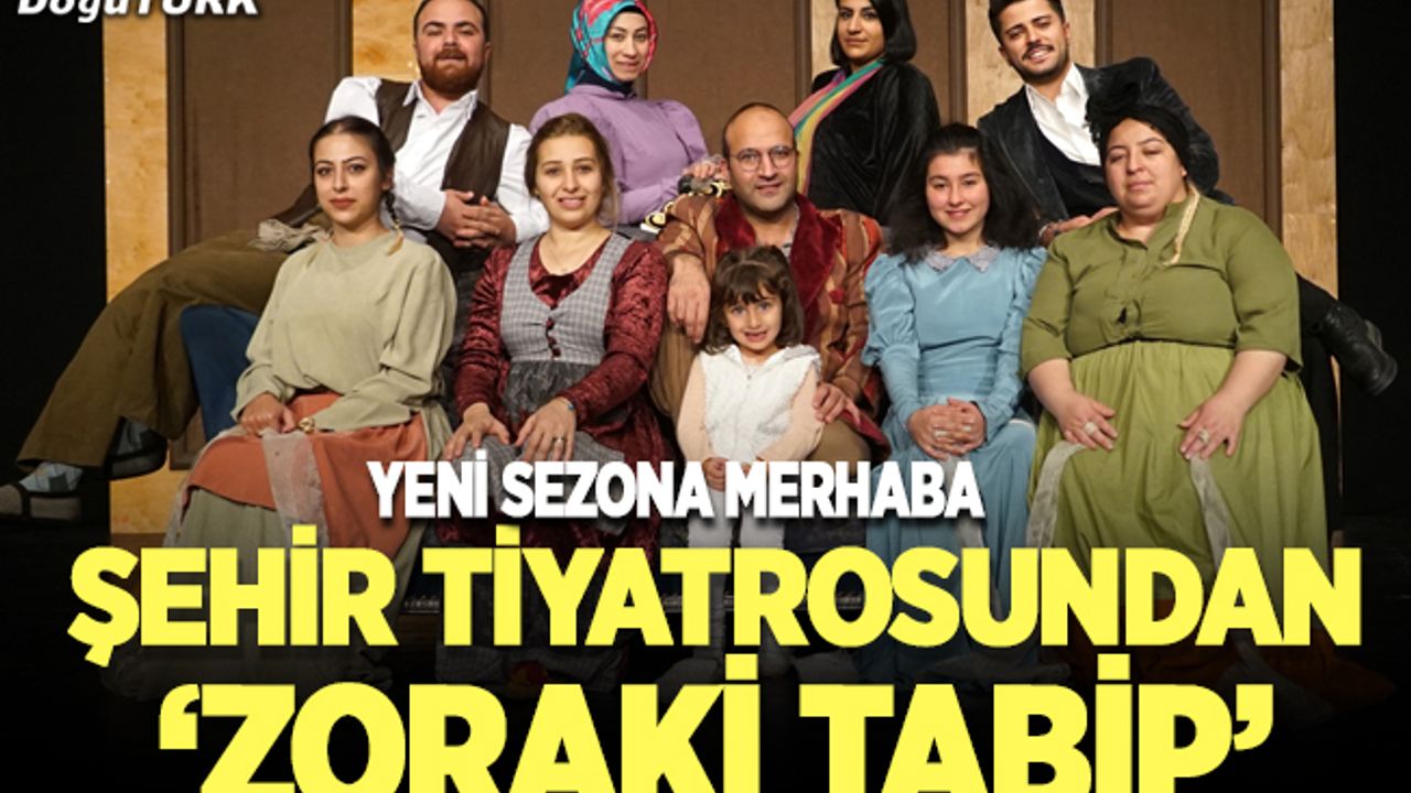 Şehir tiyatrosu perdelerini “zoraki tabip” ile açtı